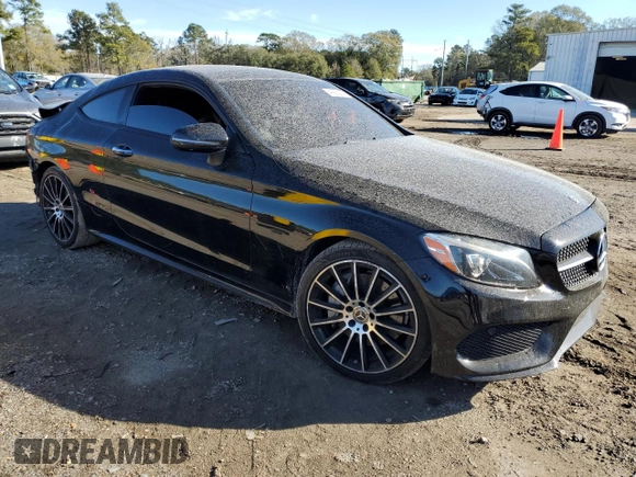 2018 Mercedes-Benz C 300 with VIN WDDWJ4JB8JF683150, listed as a Copart auction lot 41636025 with 98,227 mi miles and Salvage Title. Bid and sale history available at carsss.com. Image 4.