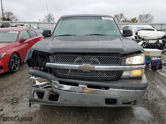 2005 Chevrolet Silverado 1500 Z71 with VIN 1GCEK14T55Z102181, listed as a Copart auction lot 48733425 with 133,768 mi miles and Salvage Title. Bid and sale history available at carsss.com. Image 5.
