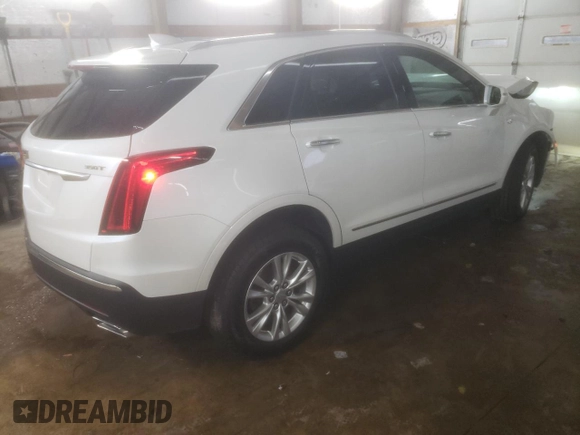 2020 Cadillac XT5 Luxury FWD with VIN 1GYKNAR42LZ229814, listed as a Copart auction lot 85808514 with 45,827 mi miles and Salvage title. Bid and sale history available at DreamBid. Image 3.