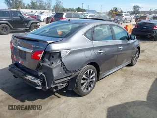 2017 Nissan Sentra SR Turbo with VIN 3N1CB7AP0HY235627, listed as a IAAI auction lot 42022742 with 247,514 mi miles. Bid and sale history available at carsss.com. Image 4.