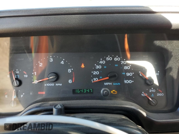 2006 Jeep Wrangler Rubicon with VIN 1J4FA69S36P744801, listed as a Copart auction lot 46541575 with 164,347 mi miles and Salvage title. Bid and sale history available at DreamBid. Image 9.
