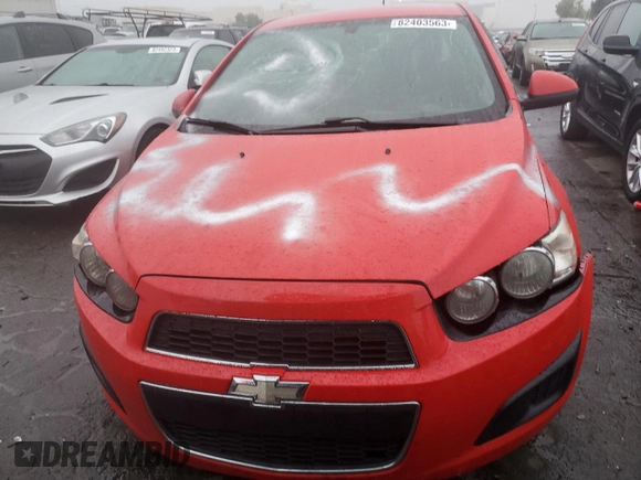 2014 Chevrolet Sonic LT with VIN 1G1JC6SB8E4123986, listed as a Copart auction lot 82403563 with 152,352 mi miles and Salvage Title. Bid and sale history available at carsss.com. Image 5.