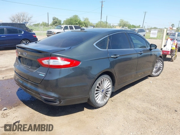 2016 Ford Fusion Titanium with VIN 3FA6P0K98GR158877, listed as a IAAI auction lot 41994013 with 57,027 mi miles and . Bid and sale history available at DreamBid. Image 4.