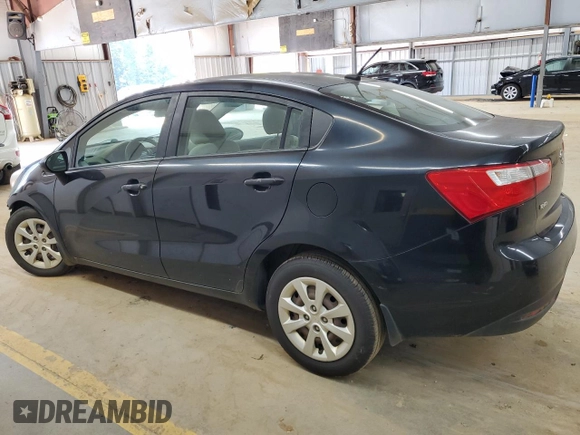 2012 Kia Rio LX with VIN KNADM4A34C6072811, listed as a Copart auction lot 68295334 with 77,167 mi miles and Salvage Title. Bid and sale history available at DreamBid. Image 2.