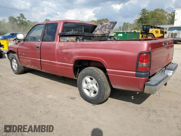 1999 Dodge 1500 with VIN 3B7HC12Y6XG206223, listed as a Copart auction lot 46043754 with 177,716 mi miles and Salvage Title. Bid and sale history available at DreamBid. Image 2.