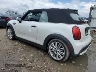 2023 MINI Convertible Cooper S with VIN WMW43DL0XP3R09574, listed as a Copart auction lot 73637724 with Not provided miles and Non repairable. Bid and sale history available at DreamBid. Image 2.