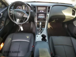 2017 Infiniti Q50 Premium with VIN JN1EV7AR0HM831261, listed as a Copart auction lot 63511775 with 79,484 mi miles and Salvage title. Bid and sale history available at DreamBid. Image 8.