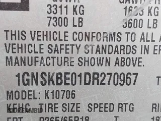 2013 Chevrolet Tahoe LT with VIN 1GNSKBE01DR270967, listed as a IAAI auction lot 41875788 with 200,687 mi miles and . Bid and sale history available at DreamBid. Image 9.
