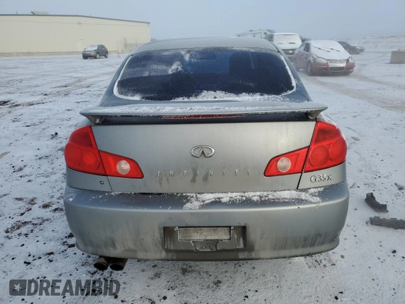 2006 Infiniti G35 z VIN JNKCV51F06M613752, wystawiony jako Copart lot #49462945 z przebiegiem 255 599 mil mil oraz Szkoda całkowita • Salvage title. Historia ofert i sprzedaży dostępna na DreamBid. Obrazek 6.