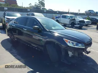 2017 Honda Accord Sedan Sport with VIN 1HGCR2F56HA279527, listed as a IAAI auction lot 41987440 with 120,913 mi miles. Bid and sale history available at carsss.com. Image 1.