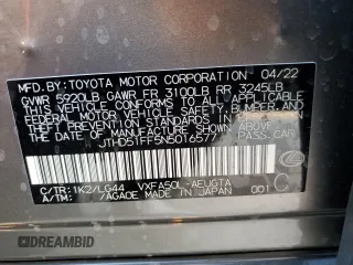 2022 Lexus LS with VIN JTHD51FF5N5016577, listed as a Copart auction lot 75864814 with 13,511 mi miles and Non Repairable. Bid and sale history available at carsss.com. Image 12.