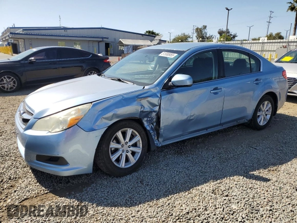 2012 Subaru Legacy 2.5i Premium with VIN 4S3BMBF68C3010959, listed as a Copart auction lot 51998955 with 105,261 mi miles and Salvage Title. Bid and sale history available at carsss.com. Image 1.