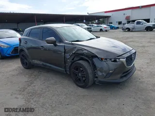 2016 Mazda CX-3 Sport with VIN JM1DKBB75G0114507, listed as a IAAI auction lot 41858416 with 152,822 mi miles. Bid and sale history available at carsss.com. Image 1.