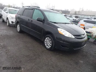 2010 Toyota Sienna CE with VIN 5TDKK4CC6AS343068, listed as a IAAI auction lot 41973330 with 327,086 mi miles. Bid and sale history available at carsss.com. Image 1.