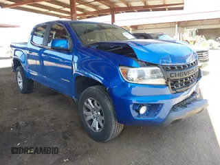 2019 Chevrolet Colorado 2WD LT z VIN 1GCGSCEN2K1105246, wystawiony jako IAAI lot #42450888 z przebiegiem 179 388 mil mil oraz . Historia ofert i sprzedaży dostępna na DreamBid. Obrazek 1.