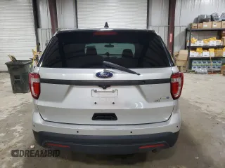 2016 Ford Utility Police Interceptor with VIN 1FM5K8AR0GGA62720, listed as a Copart auction lot 81666894 with 181,768 mi miles and Salvage Title. Bid and sale history available at carsss.com. Image 6.