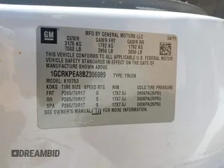 2011 Chevrolet Silverado 1500 Work Truck with VIN 1GCRKPEA8BZ356089, listed as a IAAI auction lot 41654051 with 237,061 mi miles and . Bid and sale history available at DreamBid. Image 9.