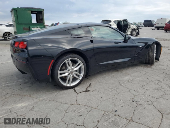 2018 Chevrolet Corvette 1LT with VIN 1G1YB2D79J5101065, listed as a Copart auction lot 62185325 with 58,657 mi miles and Salvage title. Bid and sale history available at DreamBid. Image 3.