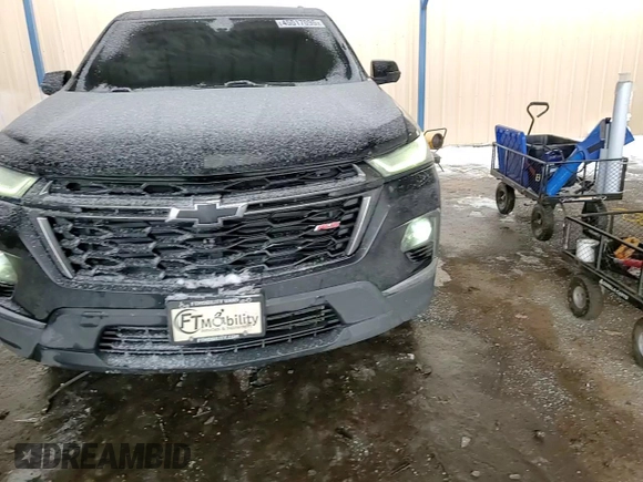 2022 Chevrolet Traverse RS with VIN 1GNERJKWXNJ107875, listed as a Copart auction lot 45517095 with 41,572 mi miles and Salvage title. Bid and sale history available at DreamBid. Image 12.