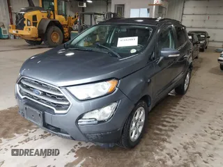 2018 Ford EcoSport SE with VIN MAJ3P1TE5JC212940, listed as a IAAI auction lot 42182081 with 34,491 mi miles. Bid and sale history available at carsss.com. Image 2.