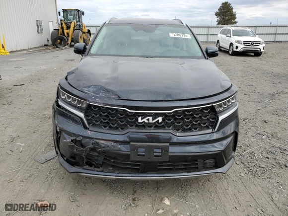 2024 Kia Sorento Hybrid EX with VIN KNDRHDLG7R5258337, listed as a Copart auction lot 71286174 with 5,142 mi miles and Salvage Title. Bid and sale history available at carsss.com. Image 5.