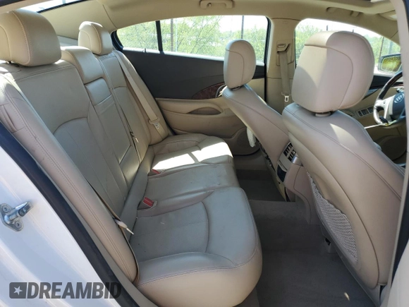 2010 Buick LaCrosse CXL with VIN 1G4GD5EGXAF146261, listed as a Copart auction lot 56481475 with 93,792 mi miles and Salvage title. Bid and sale history available at DreamBid. Image 10.