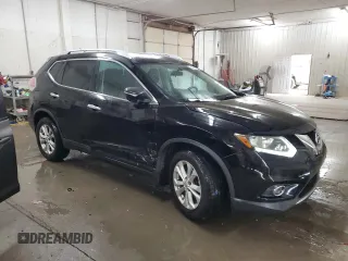 2014 Nissan Rogue SV with VIN 5N1AT2MT3EC838312, listed as a Copart auction lot 54681925 with 137,174 mi miles and Salvage Title. Bid and sale history available at DreamBid. Image 4.