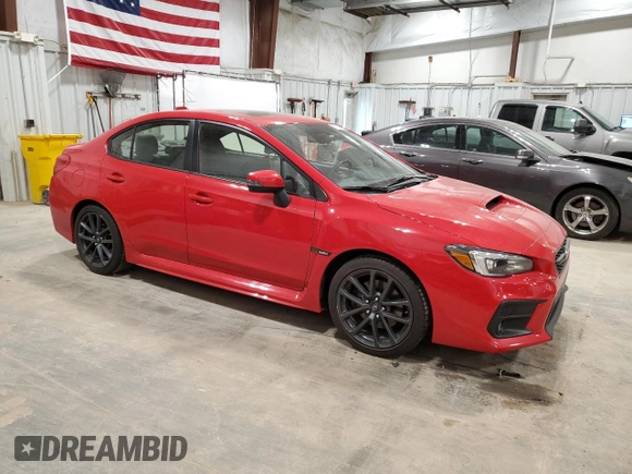 2018 Subaru WRX Limited with VIN JF1VA1H6XJ9801829, listed as a Copart auction lot 57121505 with 61,501 mi miles and Clean title. Bid and sale history available at DreamBid. Image 4.