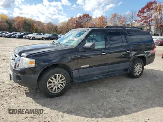 2007 Ford Expedition EL XLT with VIN 1FMFK15537LA04420, listed as a Copart auction lot 78942824 with 128,085 mi miles and Clean Title. Bid and sale history available at carsss.com. Image 1.