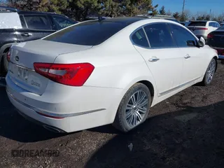 2016 Kia Cadenza Premium with VIN KNALN4D7XG5211147, listed as a IAAI auction lot 41452434 with 108,443 mi miles and . Bid and sale history available at DreamBid. Image 4.