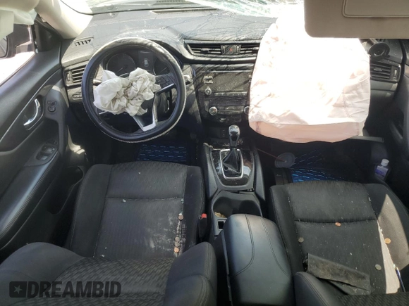 2017 Nissan Rogue SV z VIN KNMAT2MT6HP501456, wystawiony jako Copart lot #55625395 z przebiegiem Nie podano mil oraz Szkoda całkowita • Salvage title. Historia ofert i sprzedaży dostępna na DreamBid. Obrazek 8.