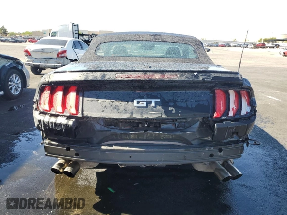 2023 Ford Mustang GT Premium with VIN 1FATP8FF7P5109562, listed as a Copart auction lot 62118265 with 51,774 mi miles and Clean title. Bid and sale history available at DreamBid. Image 6.