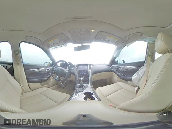 2015 Infiniti Q50 Premium with VIN JN1BV7AR7FM397615, listed as a Copart auction lot 53302205 with 73,738 mi miles and Clean Title. Bid and sale history available at carsss.com. Image 13.