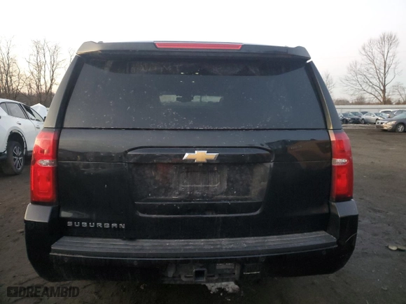 2017 Chevrolet Suburban LT with VIN 1GNSKHKC2HR230291, listed as a Copart auction lot 86348484 with 0 mi miles and Salvage Title. Bid and sale history available at carsss.com. Image 6.