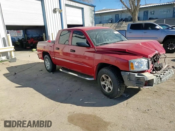 2006 Dodge Dakota SLT with VIN 1D7HW48N76S715000, listed as a Copart auction lot 87466974 with 155,484 mi miles and Salvage Title. Bid and sale history available at DreamBid. Image 11.