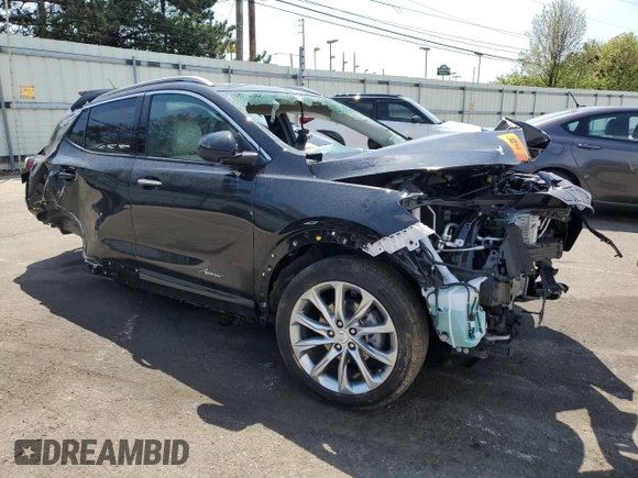 2024 Buick Encore GX Avenir with VIN KL4AMFSL1RB046631, listed as a Copart auction lot 53665325 with Not provided miles and Salvage title. Bid and sale history available at DreamBid. Image 4.