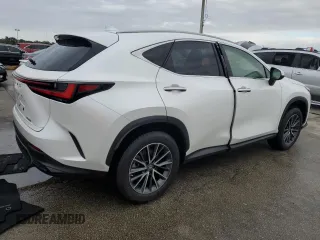 2023 Lexus NX 250 with VIN JTJADCAZ5P2006346, listed as a Copart auction lot 74574774 with Not provided miles and Salvage title. Bid and sale history available at DreamBid. Image 3.