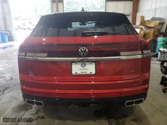 2024 Volkswagen Atlas Cross Sport 2.0T SEL Premium R-Line with VIN 1V2FE2CA3RC259586, listed as a Copart auction lot 88070355 with 443 mi miles and Salvage Title. Bid and sale history available at carsss.com. Image 6.