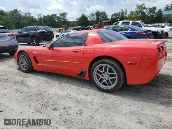 2003 Chevrolet Corvette Z06 with VIN 1G1YY12S335131407, listed as a Copart auction lot 65224744 with 125,589 mi miles and Salvage Title. Bid and sale history available at carsss.com. Image 2.