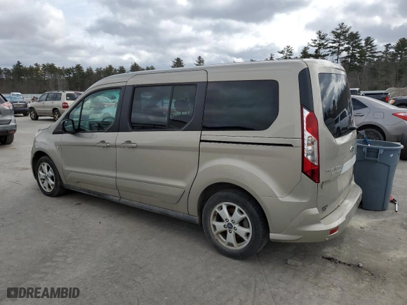2016 Ford Transit Connect Wagon XLT with VIN NM0GE9F76G1256704, listed as a Copart auction lot 48463405 with 165,946 mi miles and Salvage Title. Bid and sale history available at carsss.com. Image 2.