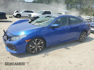 2019 Honda Civic Si with VIN 2HGFC1E52KH702946, listed as a Copart auction lot 53939675 with 64,623 mi miles and Salvage Title. Bid and sale history available at DreamBid. Image 1.