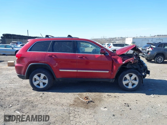2012 Jeep Grand Cherokee Laredo with VIN 1C4RJFAG4CC297151, listed as a IAAI auction lot 41903618 with 222,357 mi miles. Bid and sale history available at carsss.com. Image 13.