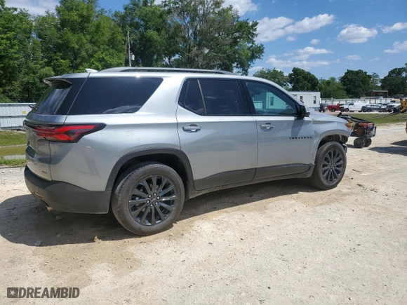 2023 Chevrolet Traverse RS with VIN 1GNEVJKW5PJ298636, listed as a Copart auction lot 53103595 with 13,313 mi miles and Salvage Title. Bid and sale history available at carsss.com. Image 3.