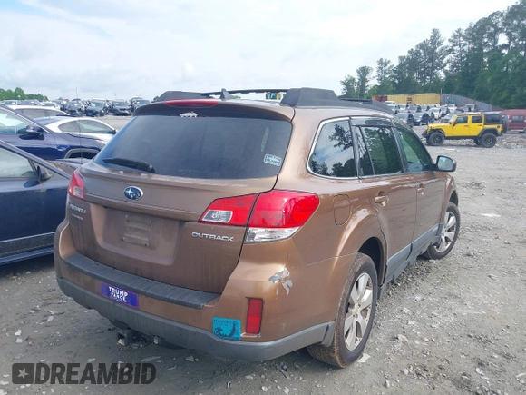 2011 Subaru Outback Limited Power Moon with VIN 4S4BRBKC6B3335858, listed as a IAAI auction lot 42261967 with 158,993 mi miles and . Bid and sale history available at DreamBid. Image 4.