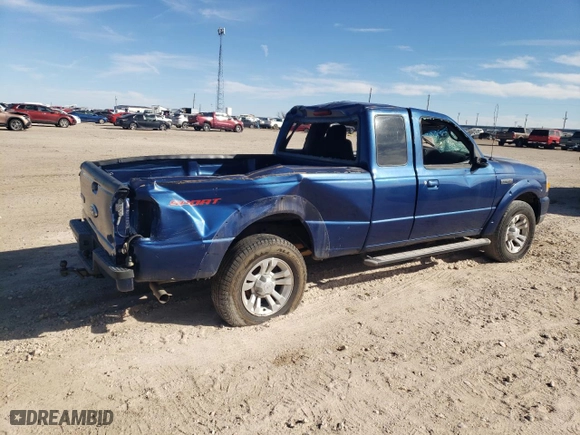 2008 Ford Ranger XL with VIN 1FTYR14U68PA29646, listed as a Copart auction lot 45421145 with 123,297 mi miles and Salvage Title. Bid and sale history available at carsss.com. Image 3.