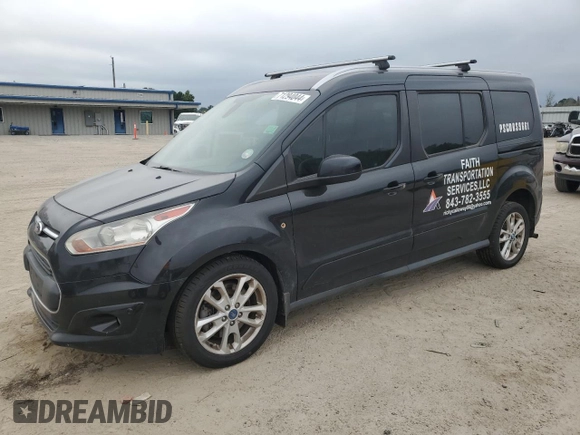 2015 Ford Transit Connect Wagon Titanium with VIN NM0GE9G75F1202422, listed as a Copart auction lot 71294044 with 182,846 mi miles and Clean Title. Bid and sale history available at carsss.com. Image 1.