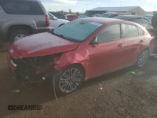 2022 Kia Forte GT with VIN 3KPF44AC9NE485560, listed as a Copart auction lot 51608625 with 49,841 mi miles and Salvage Title. Bid and sale history available at carsss.com. Image 1.