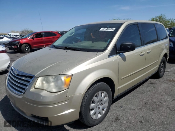2010 Chrysler Town & Country LX with VIN 2A4RR4DE0AR188949, listed as a Copart auction lot 54140515 with 185,534 mi miles and Salvage Title. Bid and sale history available at DreamBid. Image 1.
