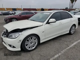 2009 Mercedes-Benz C-Class 3.0L Sport with VIN WDDGF54X79R057098, listed as a Copart auction lot 46514335 with 142,595 mi miles and Salvage Title. Bid and sale history available at carsss.com. Image 1.