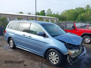 2010 Honda Odyssey EX-L with VIN 5FNRL3H63AB075187, listed as a IAAI auction lot 42114126 with 131,272 mi miles. Bid and sale history available at carsss.com. Image 1.